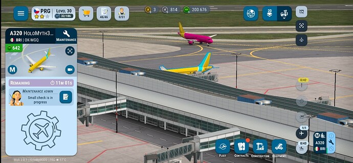I Love How The 2.0 Update Allows You To Have Maintenance In Your Airport