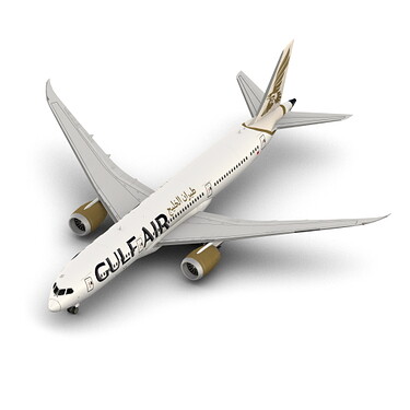 B789 GulfAir render