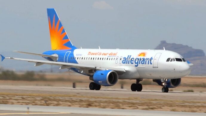 Allegiant-Air-Airbus-A319-100-Taxi-and-Takeoff-12R-KIWA-Williams-Gateway-Airport