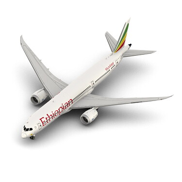 B789 Ethiopian render