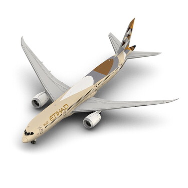 B789 Etihad render