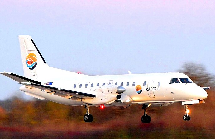 tradeair_SAAB-340 - landing