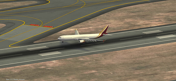 Navega Orient A333 landing at HKG