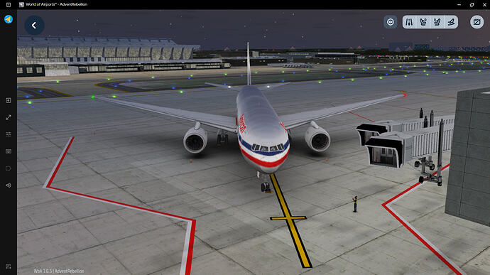 WOA B772 American Airline Cheatline Livery or Old Livery