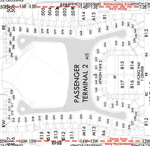 (2-3) AIRCRAFT PARKING DOCKING CHART