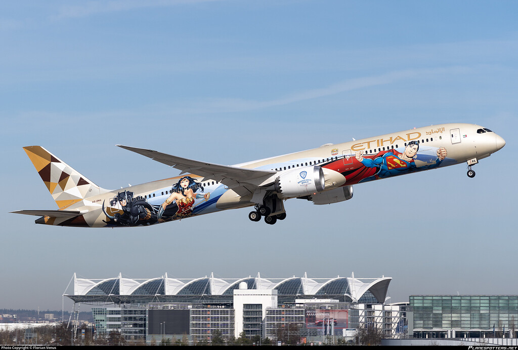 ETD / B78X - Etihad (Warner Bros. World Abu Dhabi livery