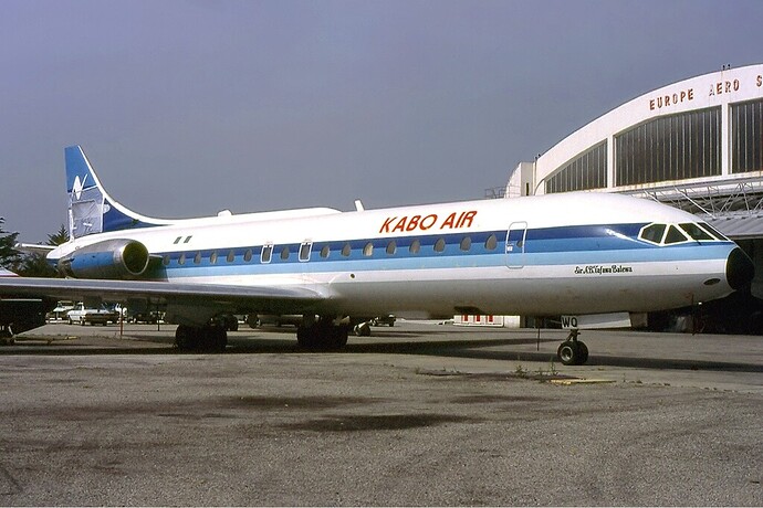 By Udo Haafke - http://www.airliners.net/photo/Kabo-Air/Sud-SE-210-Caravelle/1633824/L/, GFDL 1.2, https://commons.wikimedia.org/w/index.php?curid=17016818