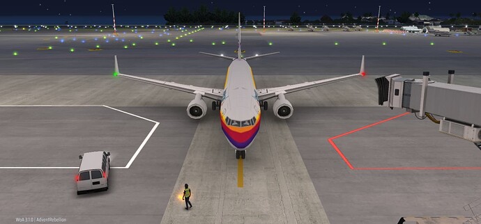 American B738 SXM