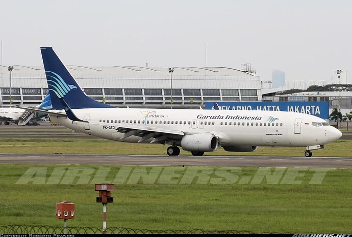 Garuda Indonesia Old Livery
