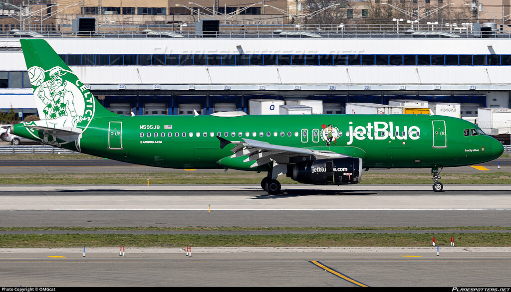 JBU / A320 - JetBlue (Boston Celtics livery) - Livery Suggestions ...