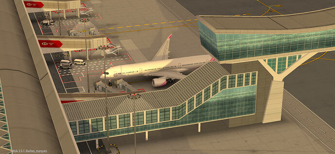 Navega Orient A359 (Breast Cancer Awareness Livery) parked at HKG