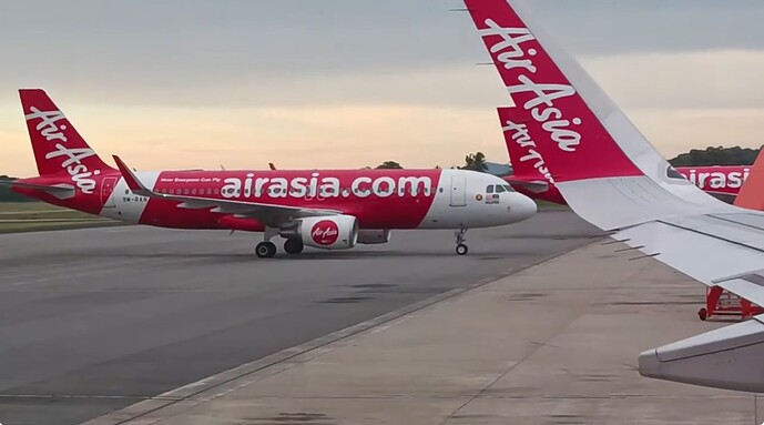 Airasia A320Ceo With Retrofit Sharklets