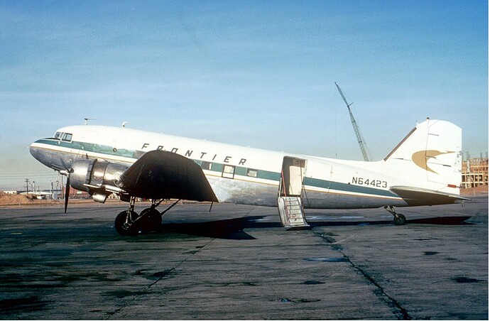 Frontier-Airlines-Douglas-DC-3-Sunliner-3