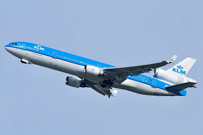 By KLM_McDonnell_Douglas_MD-11_PH-KCK.jpg: Boushh_TFA from Kortenhoef, The Netherlandsderivative work: Altair78 (talk) - KLM_McDonnell_Douglas_MD-11_PH-KCK.jpg, CC BY-SA 2.0, https://commons.wikimedia.org/w/index.php?curid=17563777