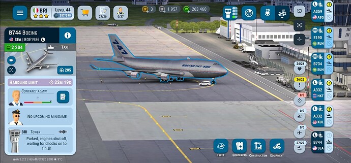 Bari Event B744