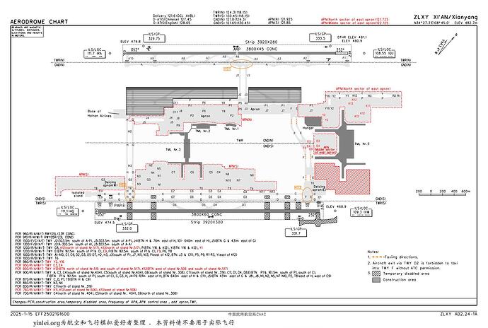 XIY_areodromechart_CAAC_2025
