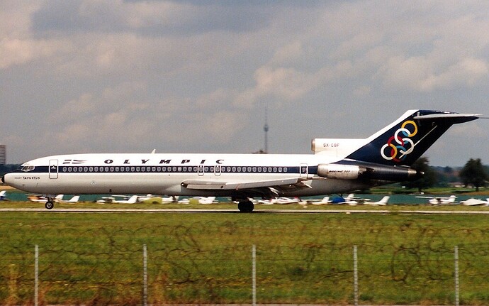By JetPix - Gallery page http://www.airliners.net/photo/Olympic/Boeing-727-284/0200668/LPhoto http://cdn-www.airliners.net/aviation-photos/photos/8/6/6/0200668.jpg, GFDL 1.2, https://commons.wikimedia.org/w/index.php?curid=28607326