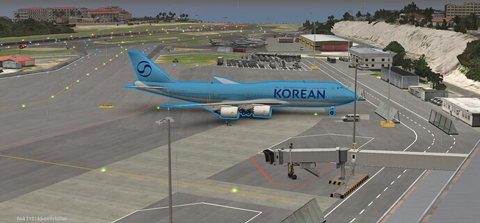 SXM B478 Korean Air New Livery
