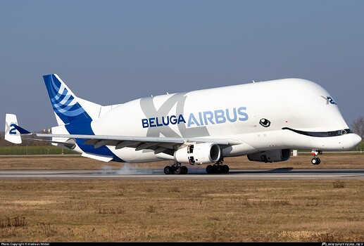 Beluga XL 2 with standard livery