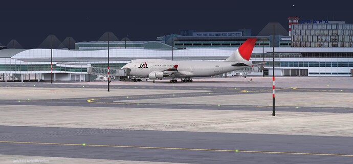 JAL B744 PRG