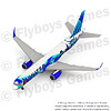 B752 RR United Airlines New York render