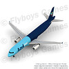 A321F IAE Azul render