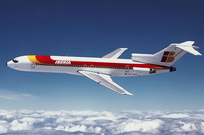 By B-727_Iberia.jpg: Iberia Airlinesderivative work: Altair78 - This file was derived from: B-727 Iberia.jpg:, CC BY 2.0, https://commons.wikimedia.org/w/index.php?curid=19087997