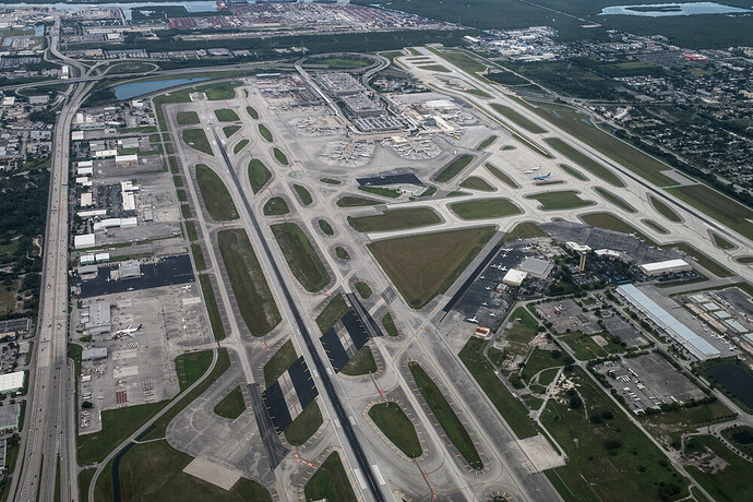 Terminal and airside view