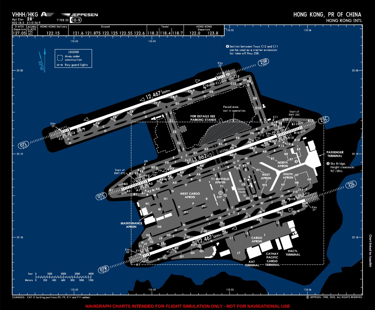 Vhhh Map HKG - Hong Kong 🇭🇰 - Airport Suggestions - Flyboys.Games forum