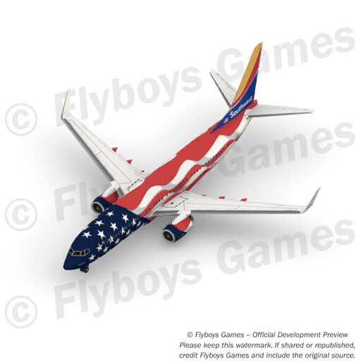 B738 Southwest2 render