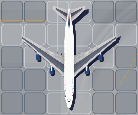 Delta B744