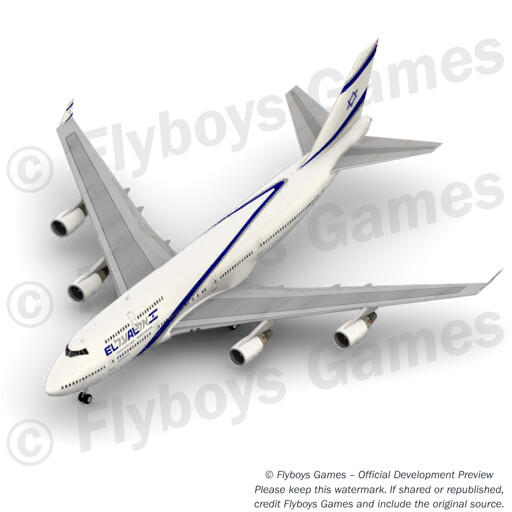 B744 ELAL render