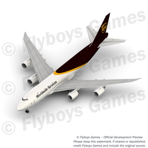 B748F UPS render