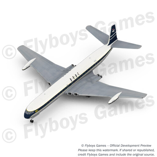DH64 BOAC render